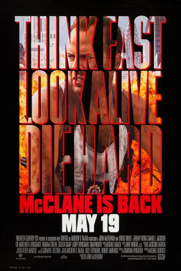 Poster to the movie "Die Hard: With a Vengeance" #605590