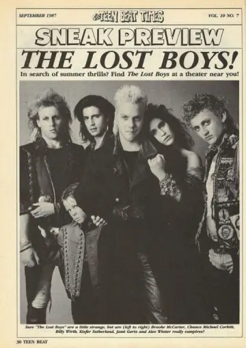 Poster to the movie "The Lost Boys" #852600