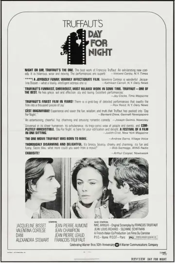 Poster to the movie "Day for Night" #753439