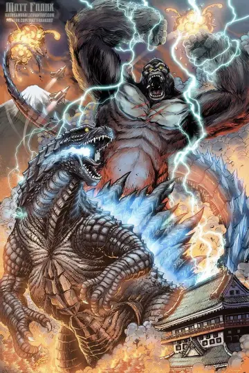 Poster to the movie "King Kong vs. Godzilla" #935490