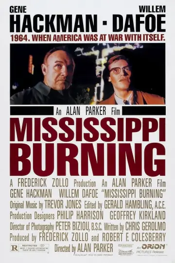 Poster to the movie "Mississippi Burning" #838887