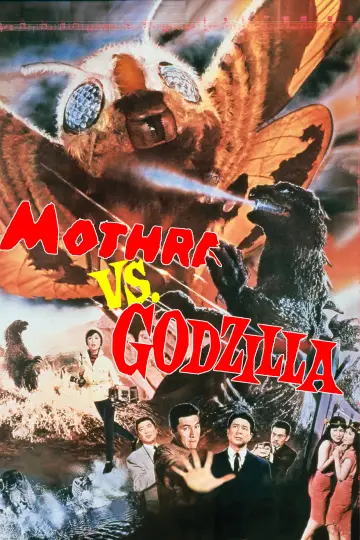 Poster to the movie "Mothra vs. Godzilla" #811399