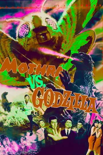 Poster to the movie "Mothra vs. Godzilla" #811402