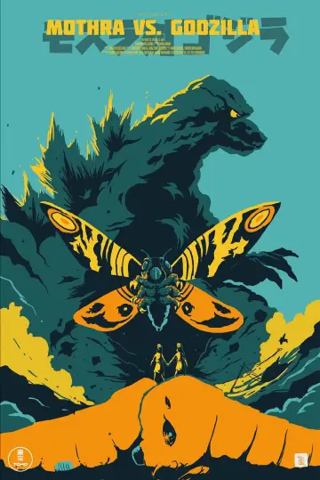 Poster to the movie "Mothra vs. Godzilla" #811415