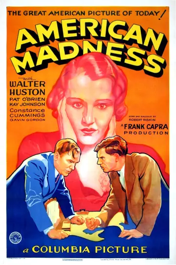Poster to the movie "American Madness" #1110517