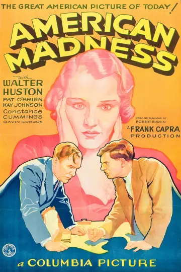 Poster to the movie "American Madness" #1110518