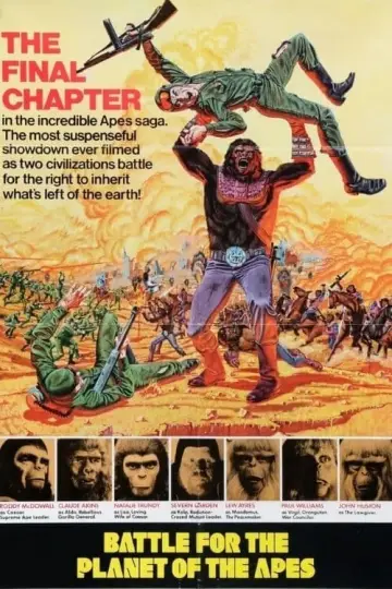 Poster to the movie "Battle for the Planet of the Apes" #75254