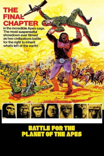 Poster to the movie "Battle for the Planet of the Apes" #873743