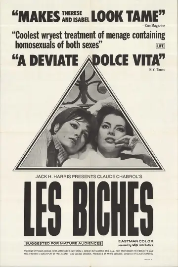 Poster to the movie "Les Biches" #1111213