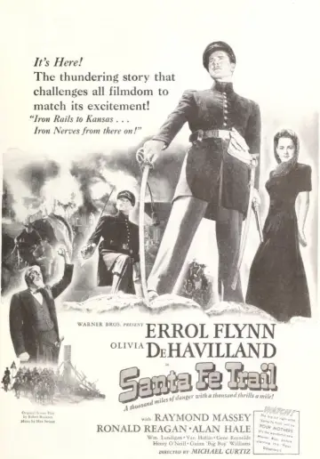 Poster to the movie "Santa Fe Trail" #1115042
