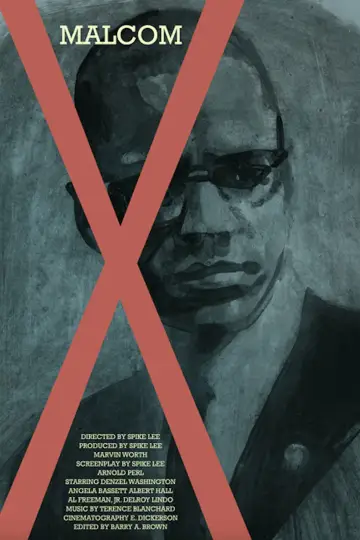 Poster to the movie "Malcolm X" #854534
