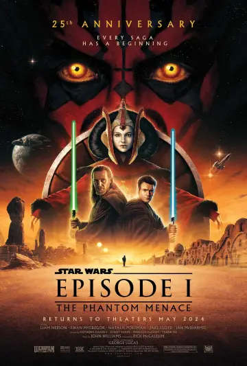 Poster to the movie "Star Wars: Episode I - The Phantom Menace" #833356