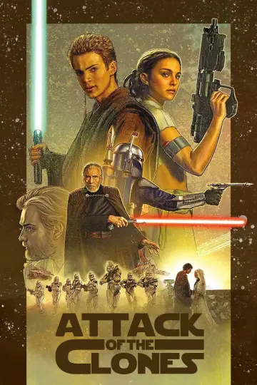 Poster to the movie "Star Wars: Episode II - Attack of the Clones" #617099