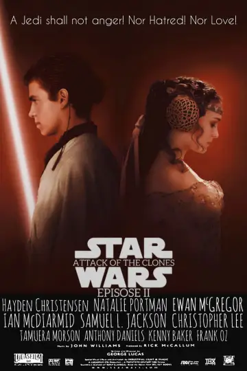 Poster to the movie "Star Wars: Episode II - Attack of the Clones" #617144