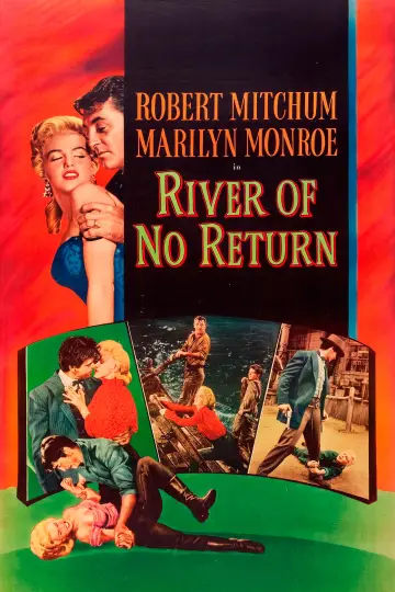 Poster to the movie "River of No Return" #996734