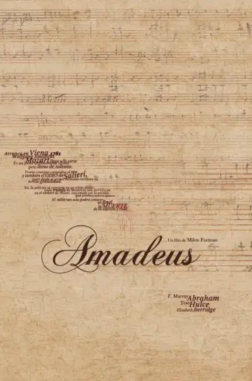 Poster to the movie "Amadeus" #1198924