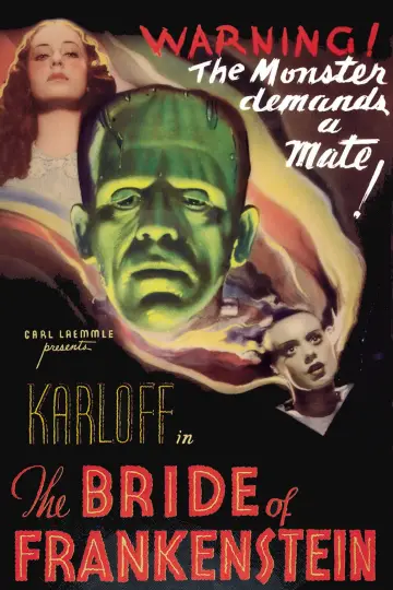 Poster to the movie "The Bride of Frankenstein" #897261