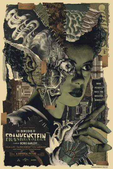 Poster to the movie "The Bride of Frankenstein" #897267