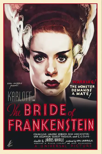 Poster to the movie "The Bride of Frankenstein" #897268