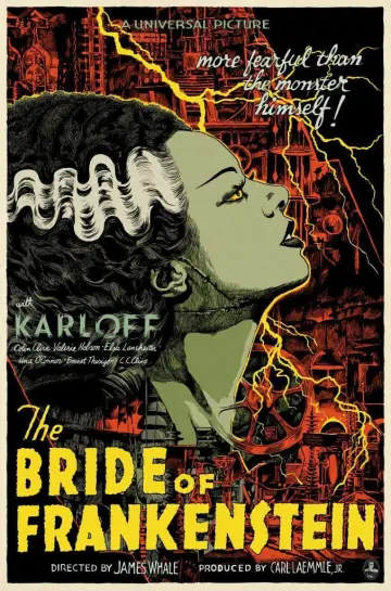 Poster to the movie "The Bride of Frankenstein" #897278
