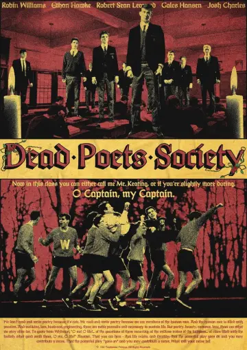 Poster to the movie "Dead Poets Society" #830935