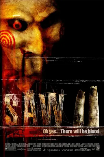 Poster to the movie "Saw II" #700246