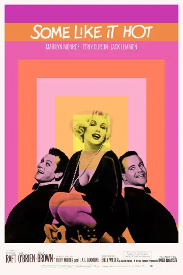 Poster to the movie "Some Like It Hot" #806642