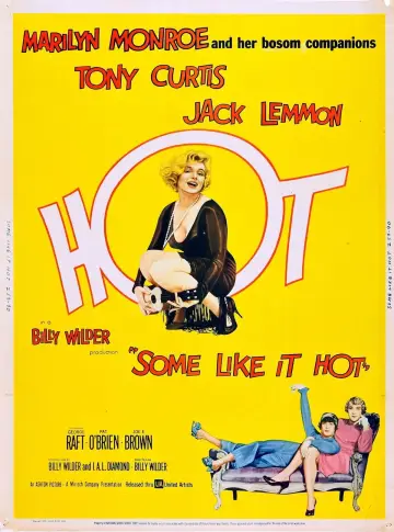 Poster to the movie "Some Like It Hot" #917500