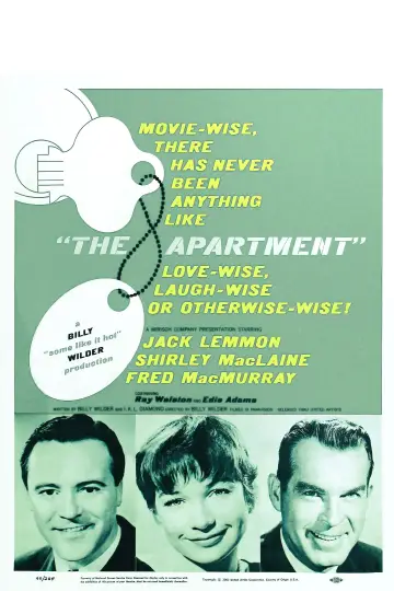 Poster to the movie "The Apartment" #660330