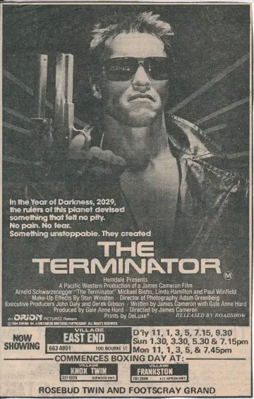 Poster to the movie "The Terminator" #1212035