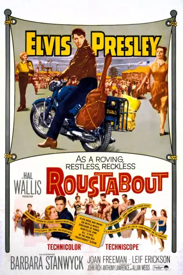 Poster to the movie "Roustabout" #1132683