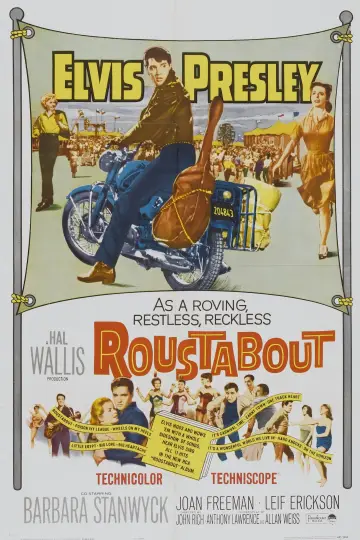 Poster to the movie "Roustabout" #1132686
