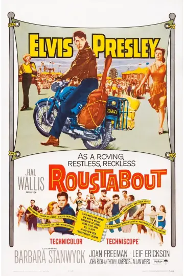 Poster to the movie "Roustabout" #1132690