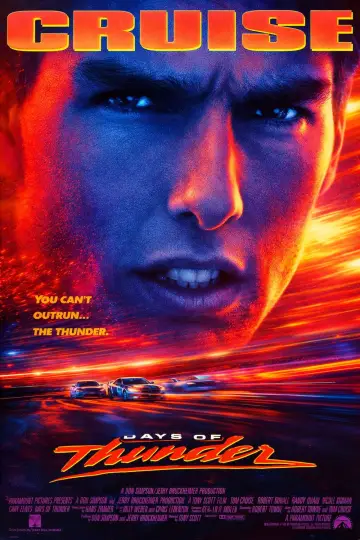 Poster to the movie "Days of Thunder" #733168