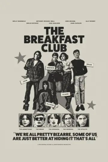 Poster to the movie "The Breakfast Club" #1160369