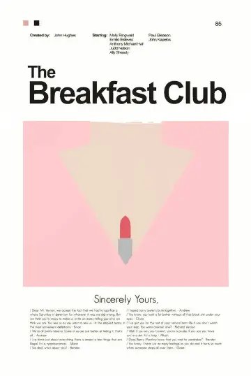Poster to the movie "The Breakfast Club" #964087