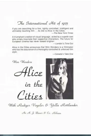 Poster to the movie "Alice in the Cities" #1048981