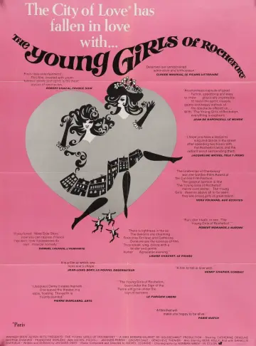 Poster to the movie "The Young Girls of Rochefort" #203161