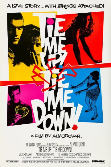 Poster to the movie "Tie Me Up! Tie Me Down!" #923445