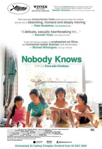 Poster to the movie "Nobody Knows" #150724