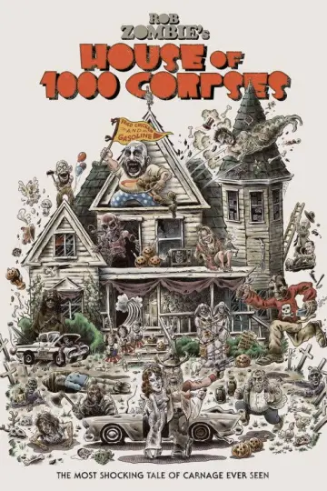 Poster to the movie "House of 1000 Corpses" #867834