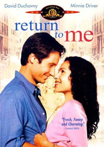 Poster to the movie "Return to Me" #997121