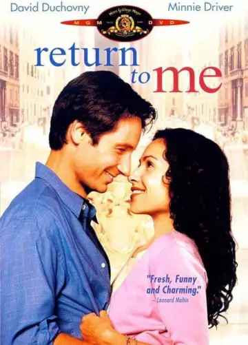 Poster to the movie "Return to Me" #997122