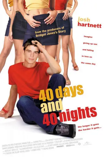 Poster to the movie "40 Days and 40 Nights" #903404