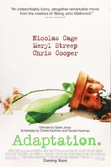 Poster to the movie "Adaptation." #117182