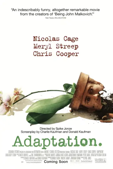 Poster to the movie "Adaptation." #863428
