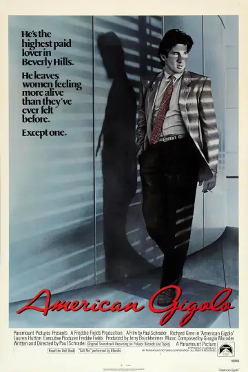Poster to the movie "American Gigolo" #862426