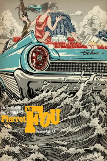 Poster to the movie "Pierrot le Fou" #861782