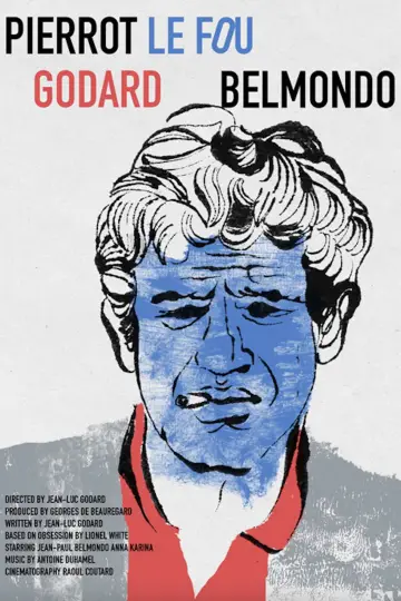 Poster to the movie "Pierrot le Fou" #861788