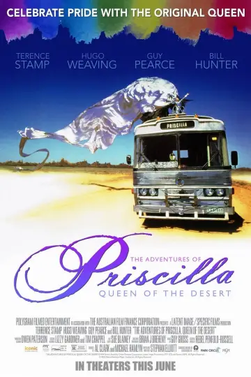 Poster to the movie "The Adventures of Priscilla, Queen of the Desert" #886582
